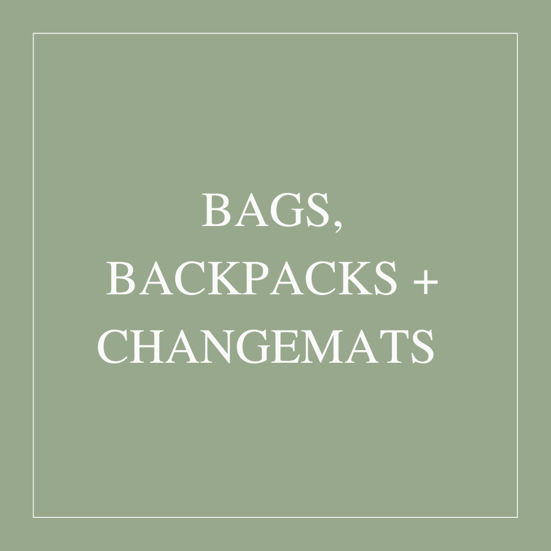 Bags, Backpacks + Changemats