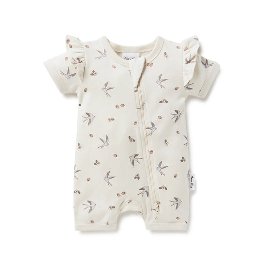 ASTER & OAK - Swallow Zip Romper