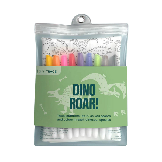 Hey Doodle Colouring Mat - Dino Rawr
