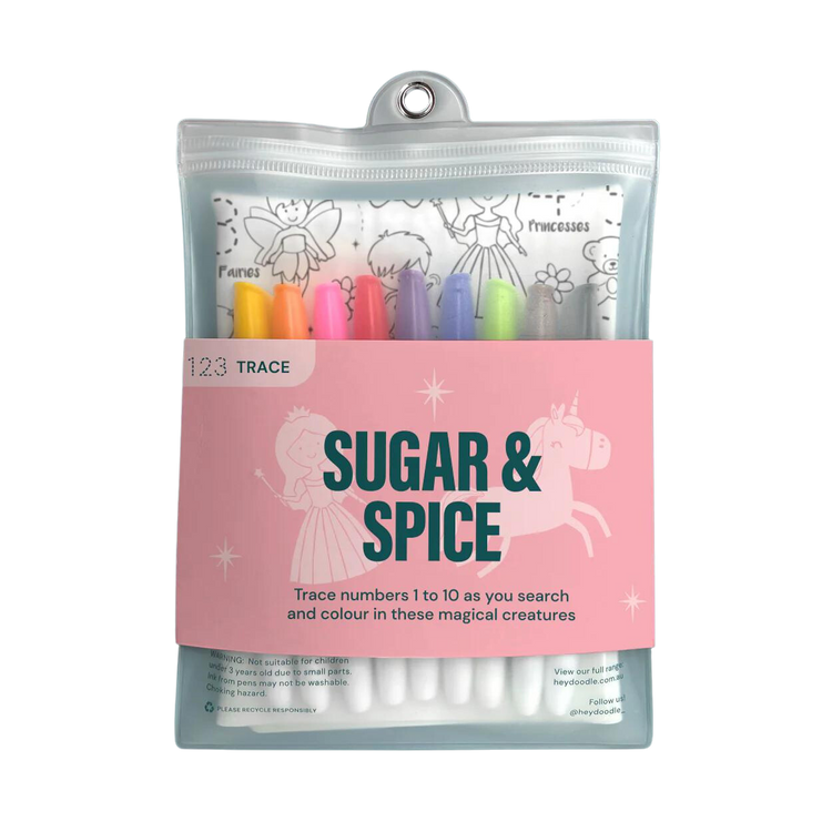 Hey Doodle Colouring Mat - Sugar & Spice