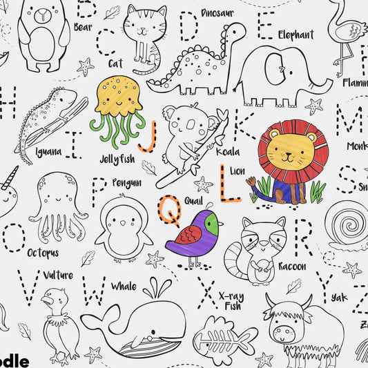 Hey Doodle Colouring Mat - Into the Wild