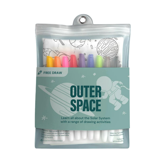 Hey Doodle Colouring Mat - Outer Space