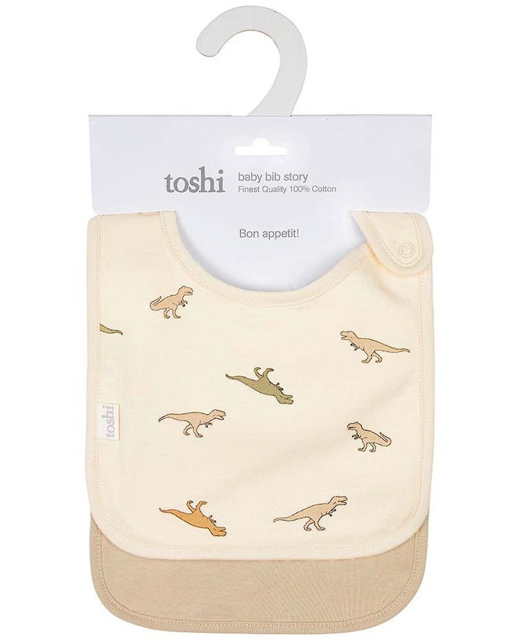 TOSHI - Baby Bib Story - 2pcs Dinosauria