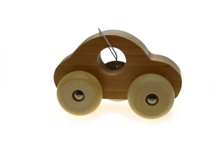 SIMPLE WOODEN TOY CAR - NATURAL
