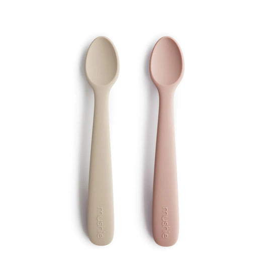 MUSHIE - Silicone Feeding Spoons 2-Pack