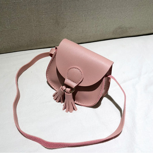 Tassel Shoulder Bag - Pink